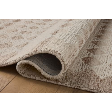 Loloi Magnolia Home Natural/Ivory Wool Runner Rug