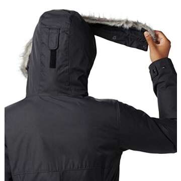 Columbia Women's Suttle Mountain Long Insulated Jacket, Black, X-Large