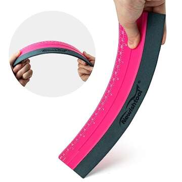 NEWISHTOOL Vinyl Wrap Squeegee for Vinyl, Big Size Wallpaper Smoothing Squeegee, 3 Pack 25CM Decals Squeegee with Ruler & Micro Suede Felt Edge for Sign Making Graphic Window Tint Film Application