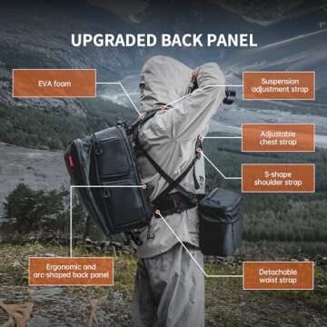 PGYTECH OneMo 2 45L Camera Backpack - Durable & Ergonomic
