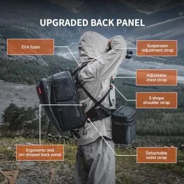 PGYTECH OneMo 2 45L Camera Backpack - Durable & Ergonomic