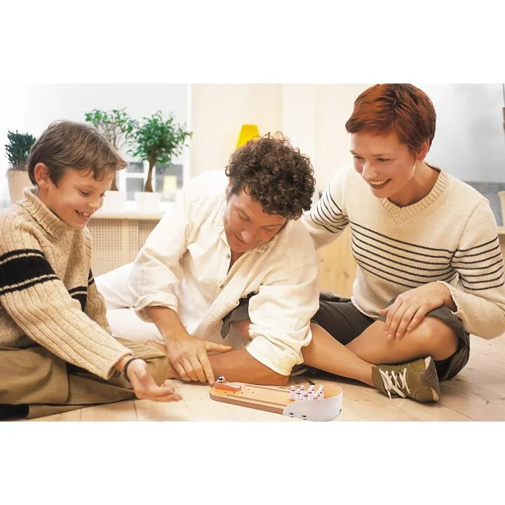 Mini Tabletop Bowling Game for Desk Fun