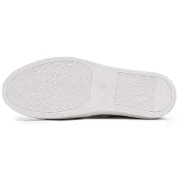 Sparkling FEVERSOLE Women's Slip-On Sequin Sneakers 6M