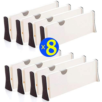 Ormeli Adjustable and Expandable Drawer Organizers for Home and Office