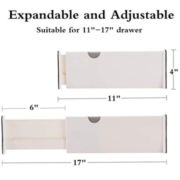Buy Ormeli Expandable Drawer Dividers for Ultimate Organization