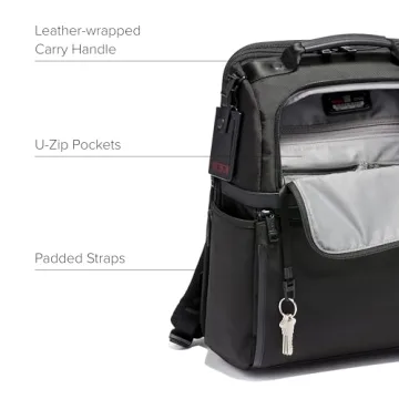 TUMI Alpha Slim Brief Pack - Stylish Travel Laptop Backpack