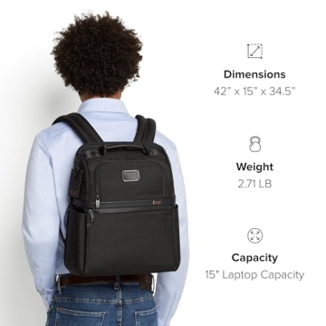 TUMI Alpha Slim Brief Pack - Stylish Travel Laptop Backpack