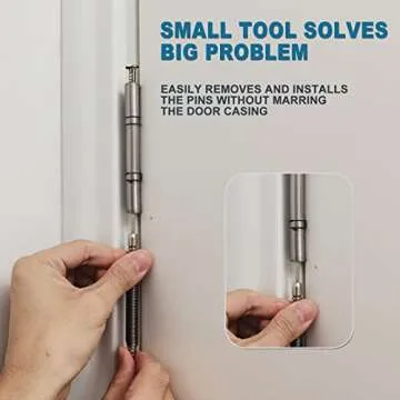 DLJZGC Hammerless Dual Head Nail Setter & Hinge Pin Punch Set