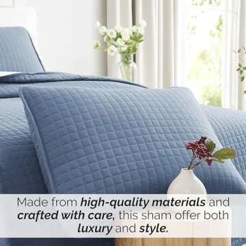 Southshore Fine Linens Quilted Pillow Sham Covers