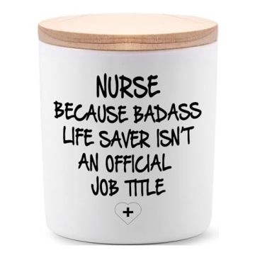 Funny Unique Nurse Gifts for Women, Lavender Soy Candles