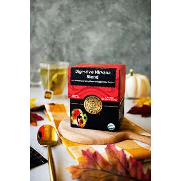 Buddha Teas Organic Digestive Nirvana Blend Herbal Tea 18 Bags