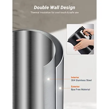 Electric Kettle with Stainless Steel Interior and Safety Features