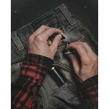 Exotac ripSPOOL Lightweight Bushcraft and Survival Complete Field Repair Kit and FireCord Lanyard for First Aid, Fire-Starting, Tool Creation, Fishing, and Navigation Tasks, Made in The USA