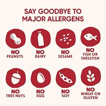 Tolerant Organic Red Lentil Penne Pasta (8 oz, Case of 6) - Free from Allergens - Gluten Free, Vegan, Paleo, Plant Based Protein Pasta - Non GMO, Kosher - Made with 1 Single Ingredient