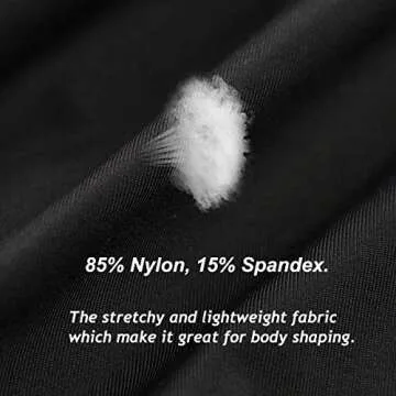 Ouruikia Men's Tummy Control Shapewear High Waist Body Shaper Slimming Underwear Shorts Belly Girdle Boxer Briefs with Fly