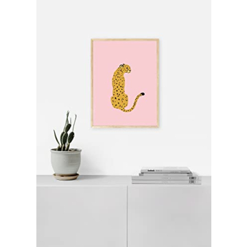 Pink Cheetah Wall Art Bold Room Decor Haus & Hues