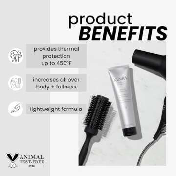 Kenra Perfect Blowout 5 | Light Hold Styling Crème | Provides Thermal Protection | Increases All Ov...