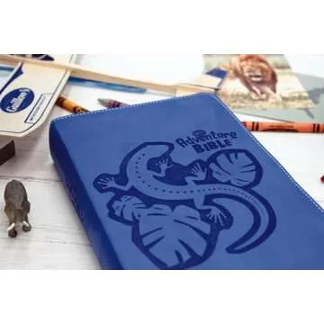 NKJV, Adventure Bible, Leathersoft, Blue, Full Color