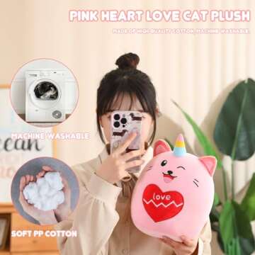 Buy Finebee Cat Plush | Soft Unicorn Cat Stuffed Toy