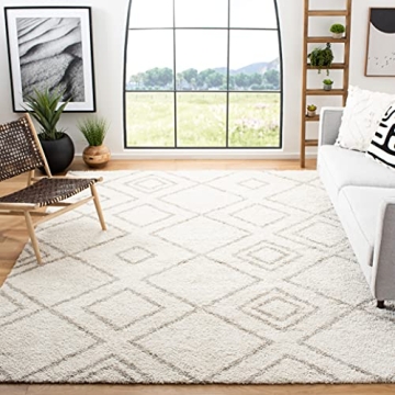 Luxurious SAFAVIEH Arizona Shag Area Rug 8' x 10' - Soft, Non-Shedding, Easy Care for High-Traffic A...