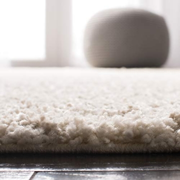 SAFAVIEH Arizona Shag Area Rug 8' x 10' Ivory Beige