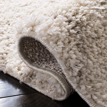 SAFAVIEH Arizona Shag Area Rug 8' x 10' Ivory Beige