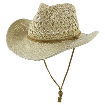 Stylish Muryobao Women's Summer Straw Hat for Outdoor Fun