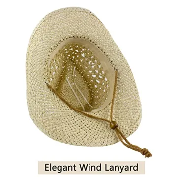 Stylish Muryobao Women's Summer Straw Hat for Outdoor Fun
