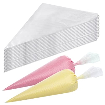 400 Pcs Disposable Piping Bags 12inch Anti-Burst Pastry Bags, Tipless Icing Piping Bag for Cake, Cre...