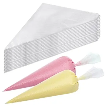 400 Pcs Disposable Piping Bags 12inch Anti-Burst Pastry Bags, Tipless Icing Piping Bag for Cake, Cre...