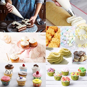400 Pcs Disposable Piping Bags - Easy Cake Decorating