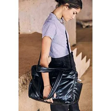 CALPAK Luka Duffel Bag Metallic Black