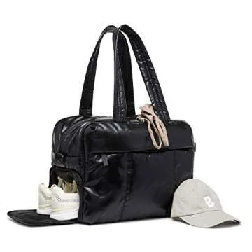 CALPAK Luka Duffel Bag Metallic Black