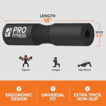 ProFitness Barbell Pad for Squats and Hip Thrusts