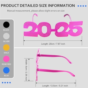 Vibrant 2025 Graduation Glasses for Celebrations