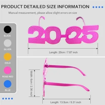 Vibrant 2025 Graduation Glasses for Celebrations