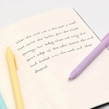 Gel Ink Pens: NINGSA Macaron Colors Pack for Writing Joy