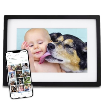 Skylight Digital Picture Frame - WiFi Enabled Touch Screen, Easy Photo Transfer