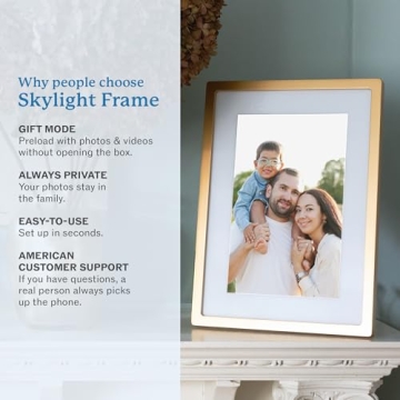 Skylight Digital Picture Frame - WiFi Touch Screen Display