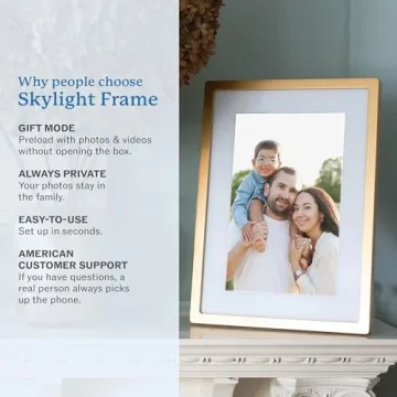 Skylight Digital Picture Frame - WiFi Touch Screen Display
