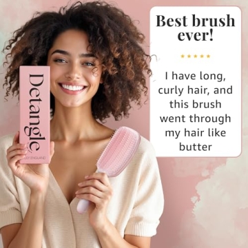 Lily England Detangling Curly Hair Brush for Easy Styling