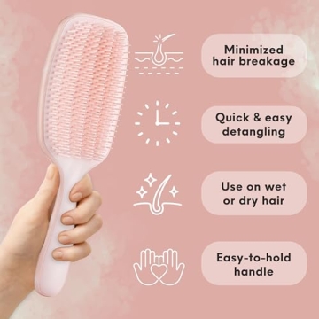 Lily England Detangling Curly Hair Brush for Easy Styling
