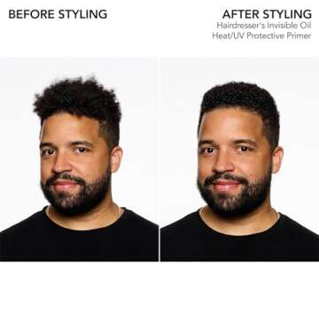 Bumble and bumble. Hairdresser's Invisible Oil Heat/UV Protection Leave-In Conditioner Hair Primer | Hydrating, Anti Frizz, Color Safe | Straight, Coily | With Argan Oil + Coconut Oil, 2 Fl Oz