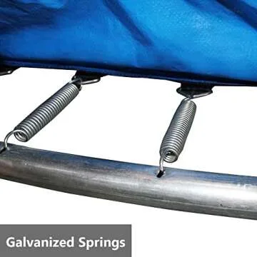 Clevr 7ft Kids Trampoline with Safety Net for Fun