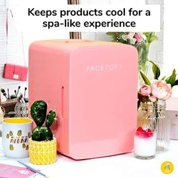 FACETORY Portable Beauty Fridge Everyday Bundle Set - Everyday Mask (Set of 8) and Portable Beauty Fridge