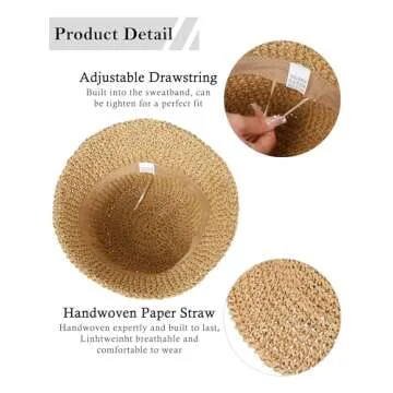 Stylish Rulala Women's Sun Hat for Beach & Travel