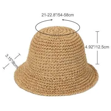 Stylish Rulala Women's Sun Hat for Beach & Travel