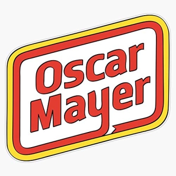 Oscar Mayer 5" Waterproof Vinyl Bumper Sticker Decal - Durable & Fun
