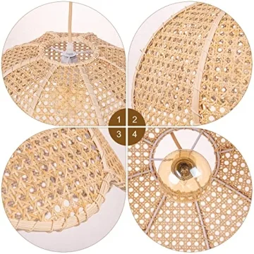 Arturesthome Pendant Lamp - Vintage Rattan Ceiling Light