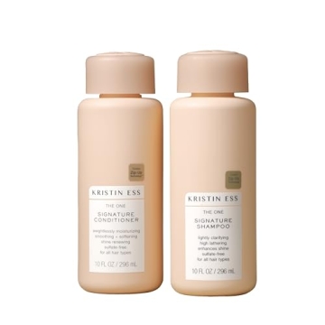 Kristin Ess Sulfate Free Shampoo Conditioner Set for Hair Repair